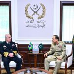 فیلڈ مارشل عاصم منیر کی برازیل کے اعلیٰ فوجی وفد سے جی ایچ کیو راولپنڈی میں ملاقات