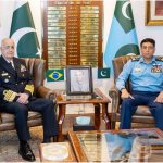 ایئر چیف مارشل ظہیر احمد بابر سدھو کی برازیل کے اعلیٰ سطحی دفاعی وفد سے ملاقات