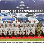 پاک بحریہ کی مشق سی اسپارک 2026 کے مناظر