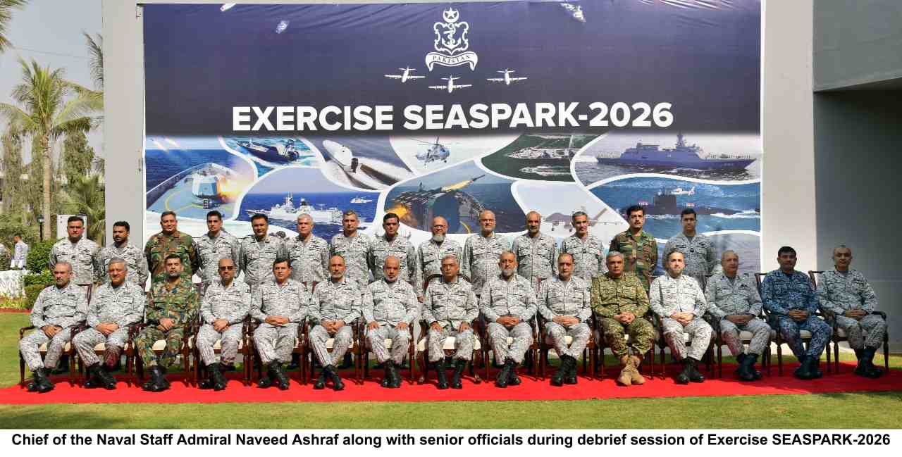 پاک بحریہ کی مشق سی اسپارک 2026 کے مناظر