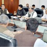 نگار جوہر محکمہ صحت کے اجلاس کی صدارت کرتے ہوئے