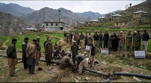 پونچھ کے گاؤں مہنڈلہ مدارپور میں بارودی سرنگ دھماکے کے واقعے سے متعلق تصویر
