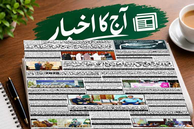 روزنامہ مہم پشاور کے 15 اکتوبر 2026 کے اخبار کا صفحہ اول