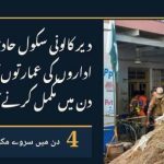 دیر کالونی سکول حادثے کے بعد تعلیمی اداروں کی عمارتوں کے حفاظتی سروے سے متعلق خبر